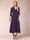 A-Line/Princess Tea-Length 3/4 Sleeves V-Neck Mother of the Bride Dresses