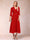 A-Line/Princess Tea-Length 3/4 Sleeves V-Neck Mother of the Bride Dresses
