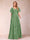 A-Line/Princess Floor-Length Short Sleeves V-Neck Mother of the Bride Dresses
