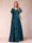 A-Line/Princess Floor-Length Short Sleeves V-Neck Mother of the Bride Dresses
