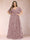 A-Line/Princess Floor-Length Short Sleeves V-Neck Plus Size Mother of the Bride Dresses