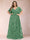 A-Line/Princess Floor-Length Short Sleeves V-Neck Plus Size Mother of the Bride Dresses