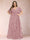 A-Line/Princess Floor-Length Short Sleeves V-Neck Plus Size Mother of the Bride Dresses