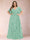 A-Line/Princess Floor-Length Short Sleeves V-Neck Plus Size Mother of the Bride Dresses
