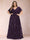 A-Line/Princess Floor-Length Short Sleeves V-Neck Plus Size Mother of the Bride Dresses