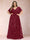A-Line/Princess Floor-Length Short Sleeves V-Neck Plus Size Mother of the Bride Dresses