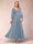 A-Line/Princess Ankle-Length 3/4 Sleeves V-Neck Mother of the Bride Dresses