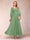 A-Line/Princess Ankle-Length 3/4 Sleeves V-Neck Mother of the Bride Dresses