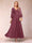 A-Line/Princess Ankle-Length 3/4 Sleeves V-Neck Mother of the Bride Dresses