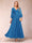 A-Line/Princess Ankle-Length 3/4 Sleeves V-Neck Mother of the Bride Dresses