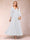 A-Line/Princess Ankle-Length 3/4 Sleeves V-Neck Mother of the Bride Dresses