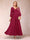 A-Line/Princess Ankle-Length 3/4 Sleeves V-Neck Mother of the Bride Dresses