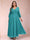 A-Line/Princess Ankle-Length 3/4 Sleeves V-Neck Plus Size Mother of the Bride Dresses