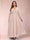 A-Line/Princess Ankle-Length 3/4 Sleeves V-Neck Plus Size Mother of the Bride Dresses