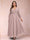 A-Line/Princess Ankle-Length 3/4 Sleeves V-Neck Plus Size Mother of the Bride Dresses