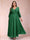 A-Line/Princess Ankle-Length 3/4 Sleeves V-Neck Plus Size Mother of the Bride Dresses
