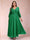A-Line/Princess Ankle-Length 3/4 Sleeves V-Neck Plus Size Mother of the Bride Dresses