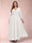 A-Line/Princess Ankle-Length 3/4 Sleeves V-Neck Plus Size Mother of the Bride Dresses