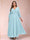 A-Line/Princess Ankle-Length 3/4 Sleeves V-Neck Plus Size Mother of the Bride Dresses