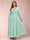 A-Line/Princess Ankle-Length 3/4 Sleeves V-Neck Plus Size Mother of the Bride Dresses
