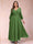 A-Line/Princess Ankle-Length 3/4 Sleeves V-Neck Plus Size Mother of the Bride Dresses