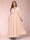 A-Line/Princess Ankle-Length 3/4 Sleeves V-Neck Plus Size Mother of the Bride Dresses