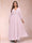 A-Line/Princess Ankle-Length 3/4 Sleeves V-Neck Plus Size Mother of the Bride Dresses