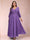 A-Line/Princess Ankle-Length 3/4 Sleeves V-Neck Plus Size Mother of the Bride Dresses