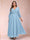A-Line/Princess Ankle-Length 3/4 Sleeves V-Neck Plus Size Mother of the Bride Dresses