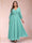 A-Line/Princess Ankle-Length 3/4 Sleeves V-Neck Plus Size Mother of the Bride Dresses