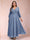A-Line/Princess Ankle-Length 3/4 Sleeves V-Neck Plus Size Mother of the Bride Dresses