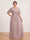 A-Line/Princess Floor-Length Short Sleeves V-Neck Plus Size Mother of the Bride Dresses
