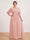 A-Line/Princess Floor-Length Short Sleeves V-Neck Plus Size Mother of the Bride Dresses