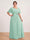 A-Line/Princess Floor-Length Short Sleeves V-Neck Plus Size Mother of the Bride Dresses