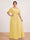 A-Line/Princess Floor-Length Short Sleeves V-Neck Plus Size Mother of the Bride Dresses