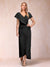 Sheath/Column V-Neck Asymmetrical Chiffon Mother of the Bride Dresses With Beading Sequins