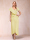 Sheath/Column V-Neck Asymmetrical Chiffon Mother of the Bride Dresses With Beading Sequins