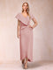 Sheath/Column V-Neck Asymmetrical Chiffon Mother of the Bride Dresses With Beading Sequins