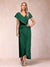 Sheath/Column V-Neck Asymmetrical Chiffon Mother of the Bride Dresses With Beading Sequins