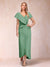 Sheath/Column V-Neck Asymmetrical Chiffon Mother of the Bride Dresses With Beading Sequins