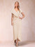 Sheath/Column V-Neck Asymmetrical Chiffon Mother of the Bride Dresses With Beading Sequins