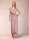 Sheath/Column V-Neck Asymmetrical Chiffon Mother of the Bride Dresses With Beading Sequins