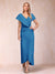 Sheath/Column V-Neck Asymmetrical Chiffon Mother of the Bride Dresses With Beading Sequins