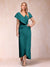 Sheath/Column V-Neck Asymmetrical Chiffon Mother of the Bride Dresses With Beading Sequins