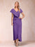 Sheath/Column V-Neck Asymmetrical Chiffon Mother of the Bride Dresses With Beading Sequins