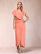 Sheath/Column V-Neck Asymmetrical Chiffon Mother of the Bride Dresses With Beading Sequins