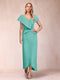 Sheath/Column V-Neck Asymmetrical Chiffon Mother of the Bride Dresses With Beading Sequins