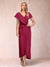 Sheath/Column V-Neck Asymmetrical Chiffon Mother of the Bride Dresses With Beading Sequins