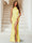 Trumpet/Mermaid Halter Sleeveless Evening Dresses With Split Side