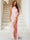Trumpet/Mermaid Halter Sleeveless Evening Dresses With Split Side